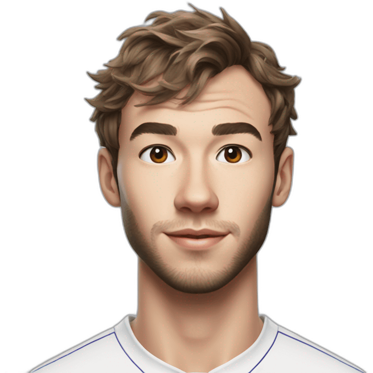 Hyper realistic pierre gasly emoji