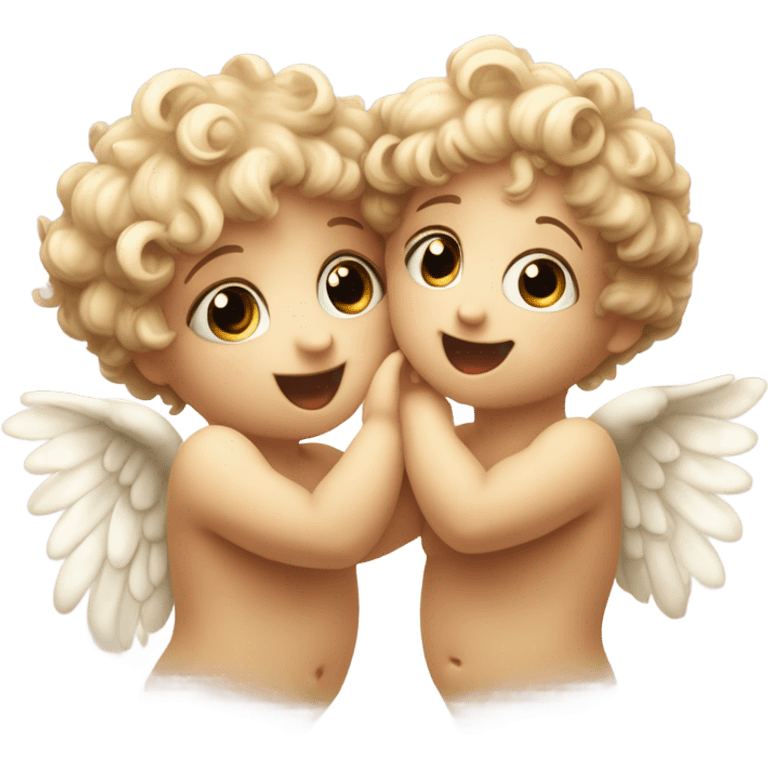 the two cherubs emoji