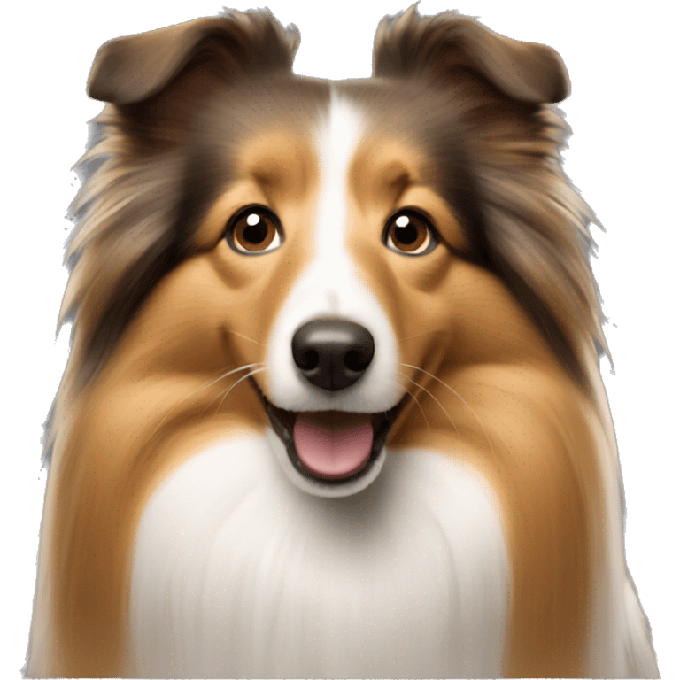 Sheltie dog  emoji