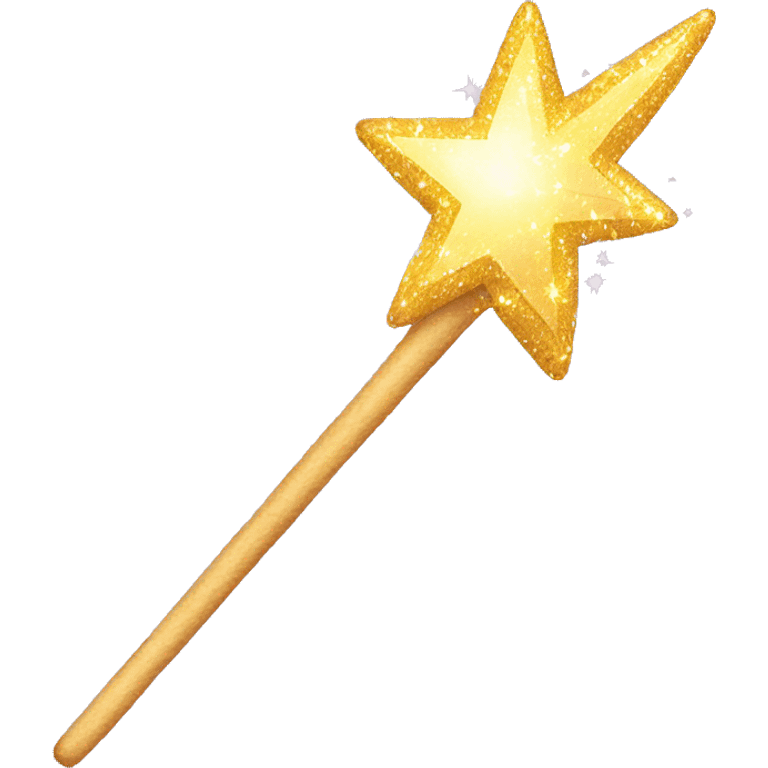 Sparkly magic wand emoji