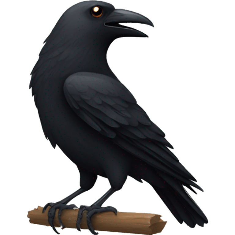 Crow emoji