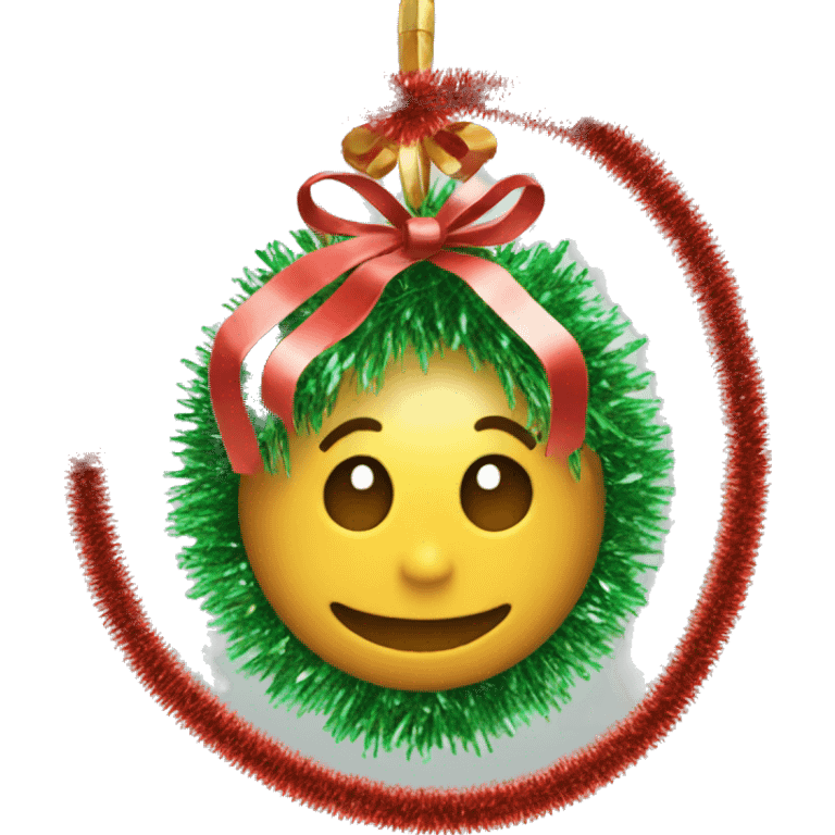 Christmas tinsel  emoji