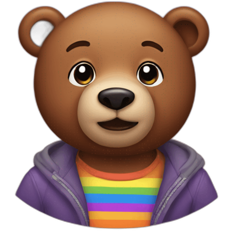 Gay bear emoji