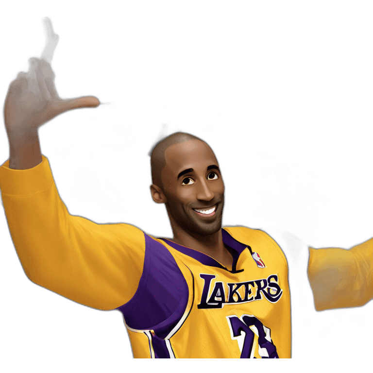 Kobe bryant in hélicoptère emoji