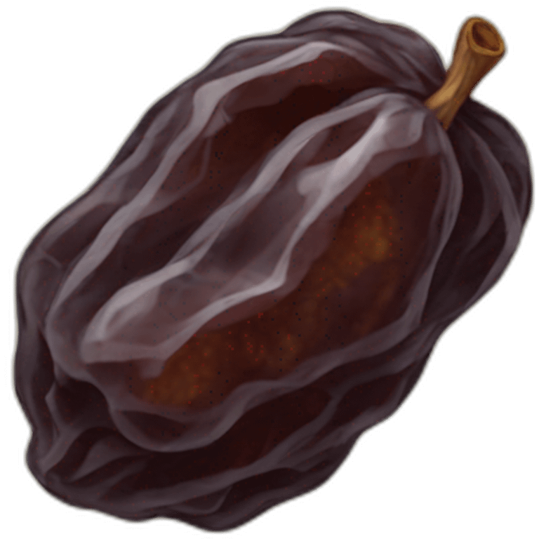 dried raisin emoji