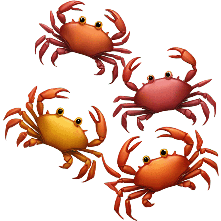 Army of crabs emoji