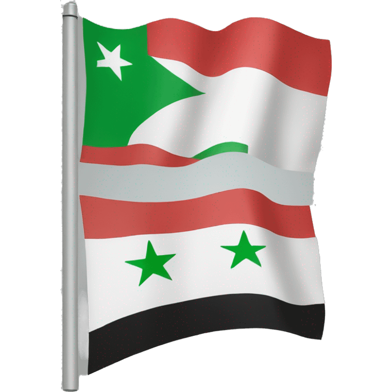 Syrian republic flag emoji