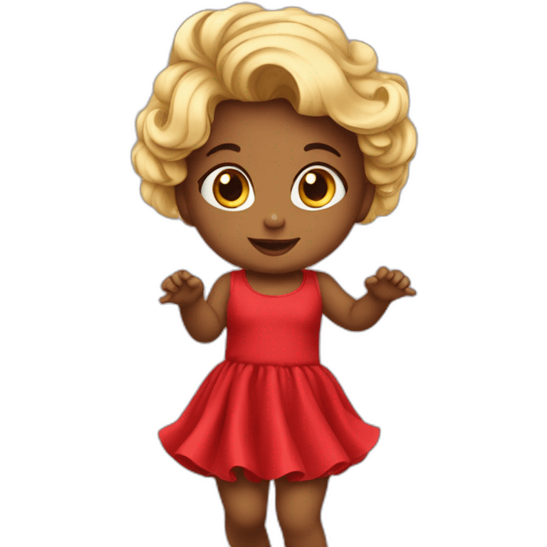 baby-dance-reddress emoji