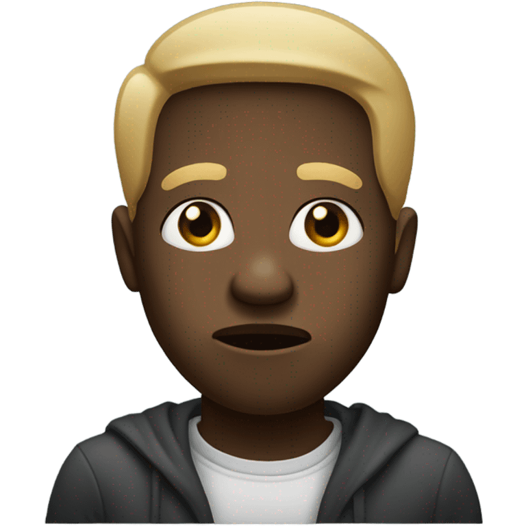 🤨 as a black person emoji