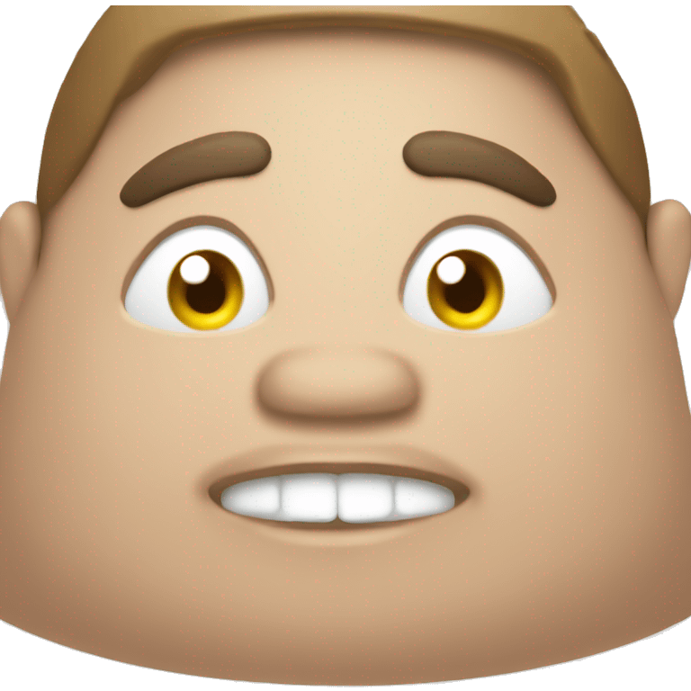 Fat obese person emoji