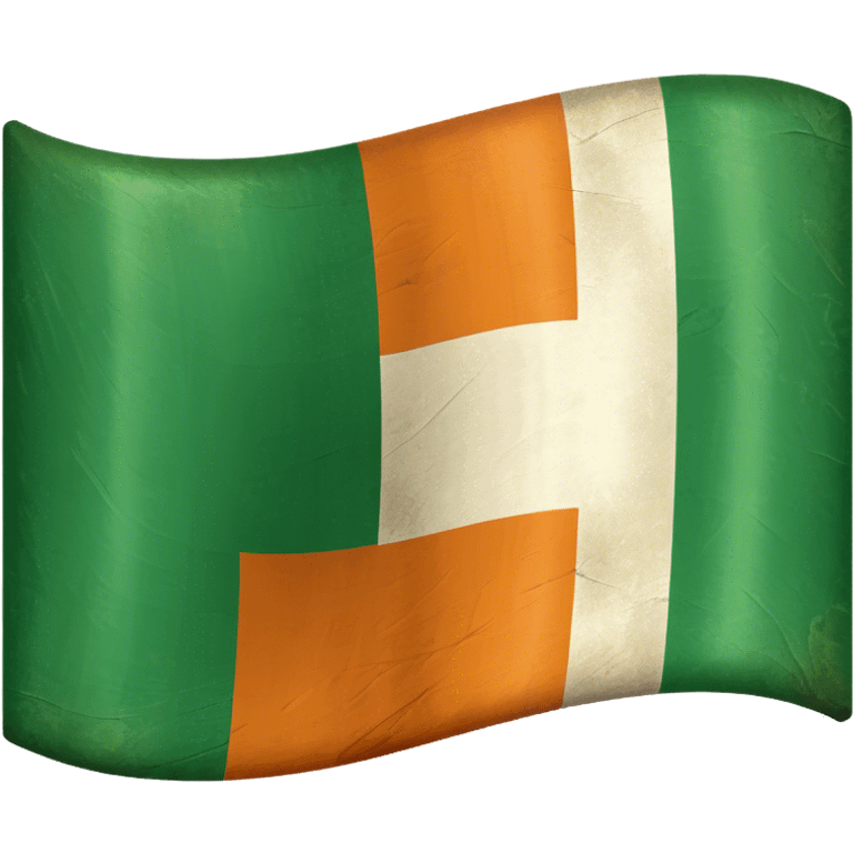 Sad Irish flag emoji