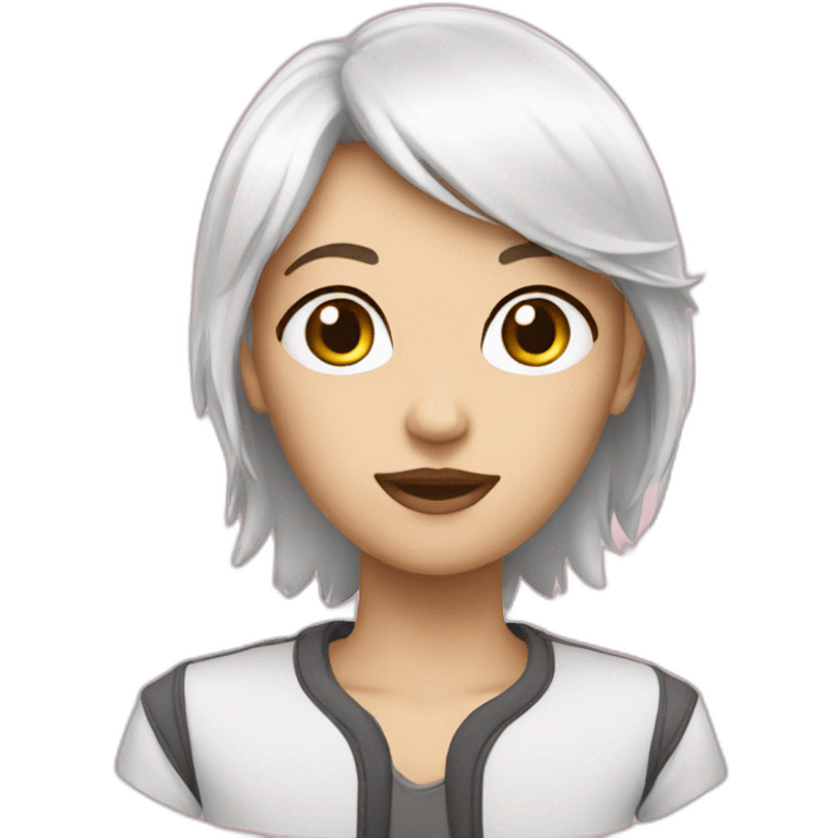 white femboy emoji