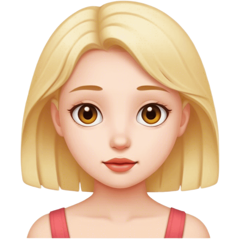 Cute girl emoji