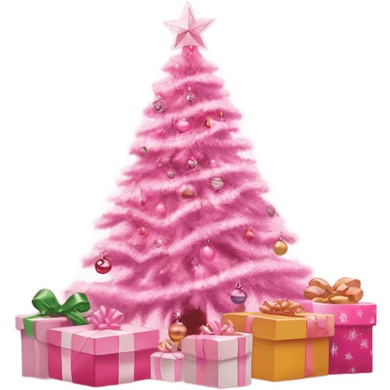 Pink Christmas  emoji