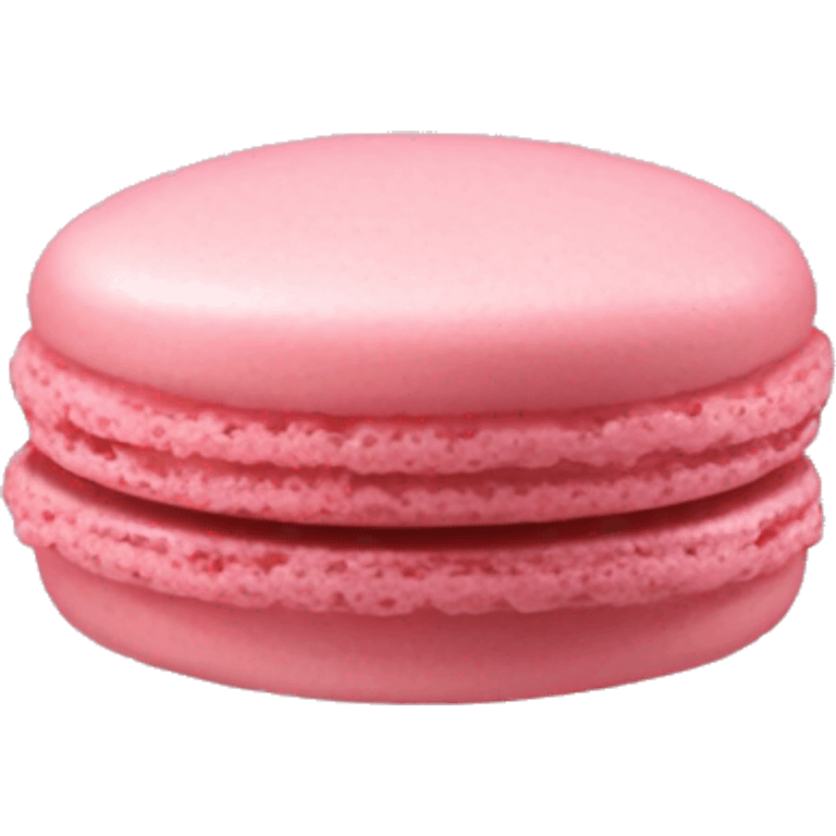 Pink macaron with white dots  emoji