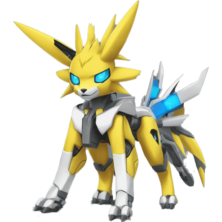 Renamon-Jolteon-Zeraora-medabot-mecha full body emoji