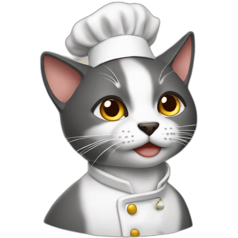 Gato cocinero emoji