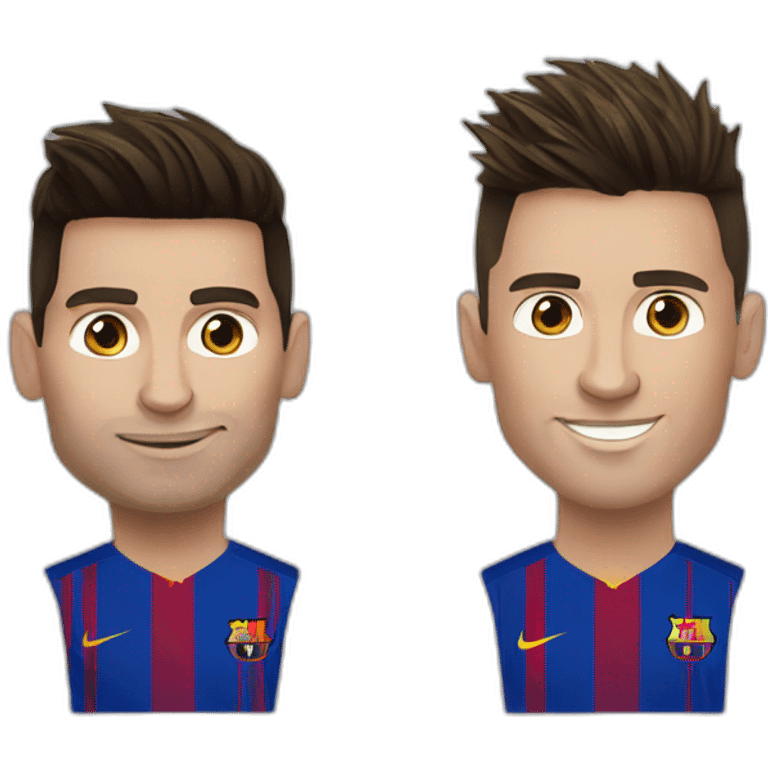 Messi et cr7 emoji