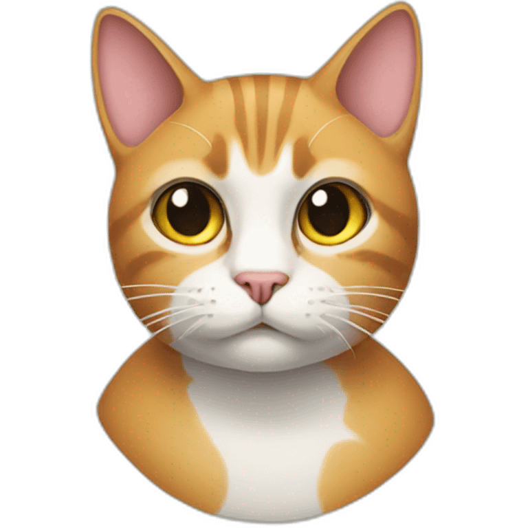 cynical cat emoji