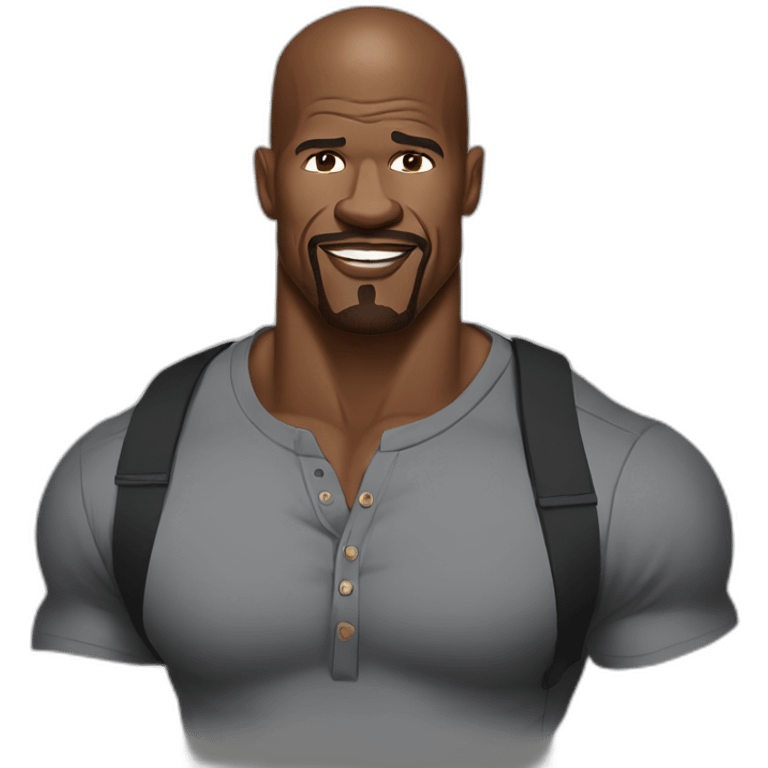 terry crews cartoon wearing henley emoji