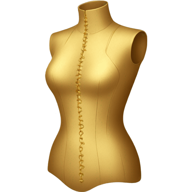 golden sewing body form emoji