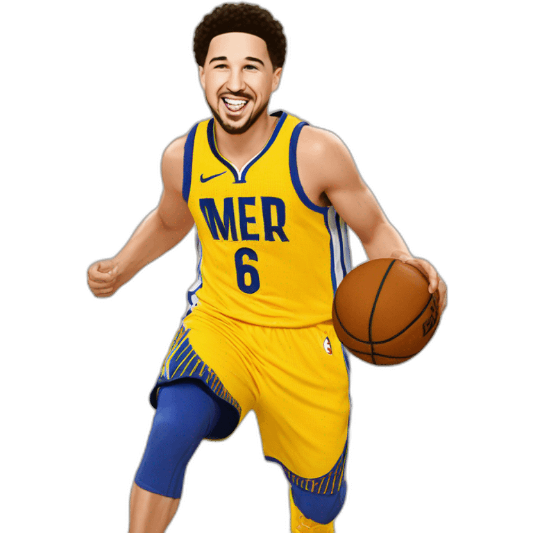 Klay thompson being kid emoji