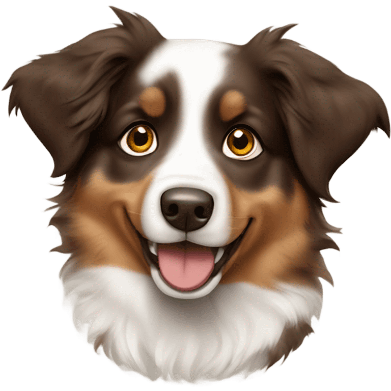 Puppy Australian shepherd brown mearl  emoji