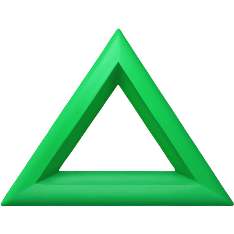 Green upward triangle emoji