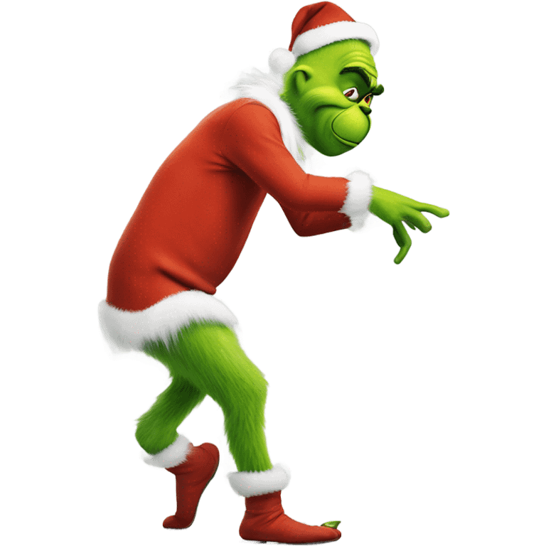 Grinch twerking emoji