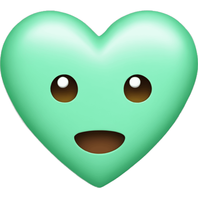 heart mint emoji