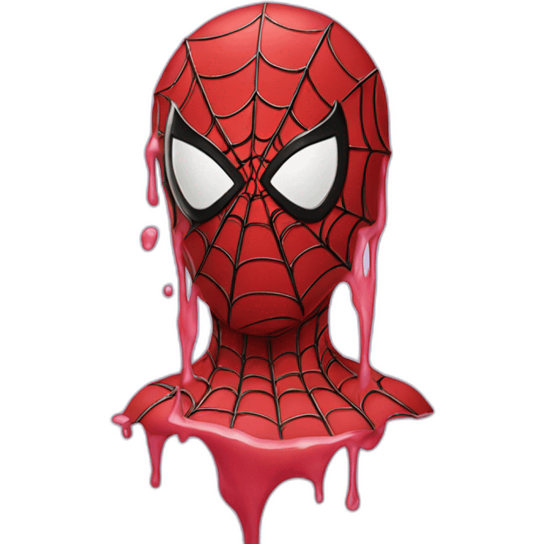 spiderman melting slowly emoji