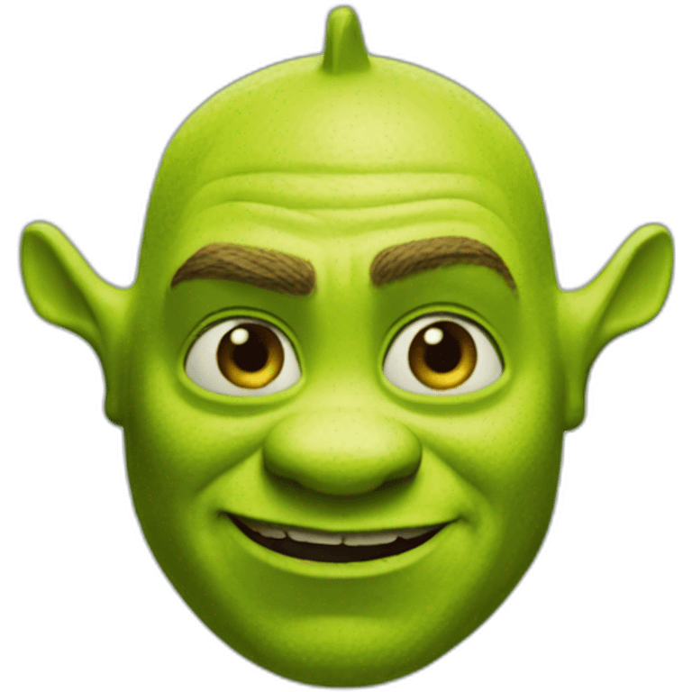 Macro en Shrek emoji