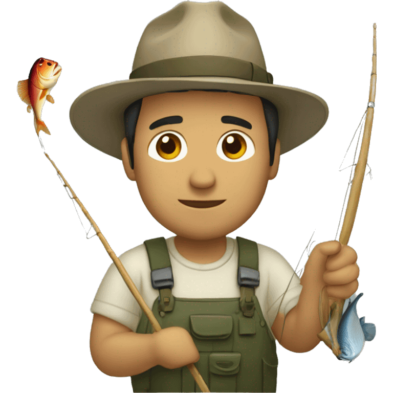 Hombre pescando emoji