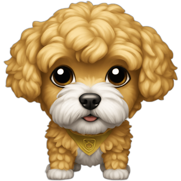 golden maltipoo ninja emoji