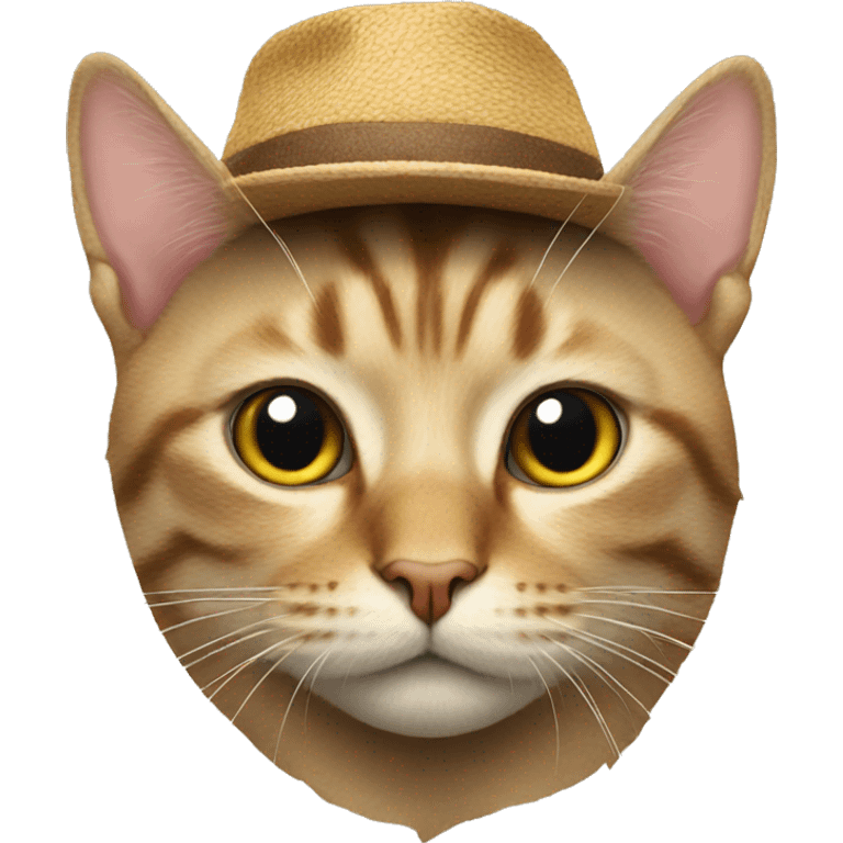 Cat wearing a hat  emoji