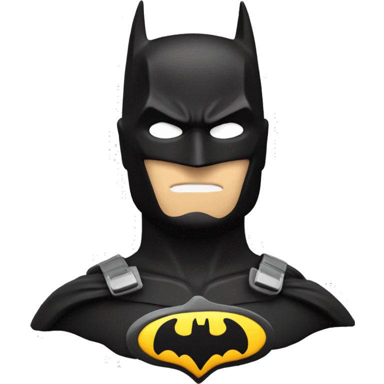 Batman badge black  emoji