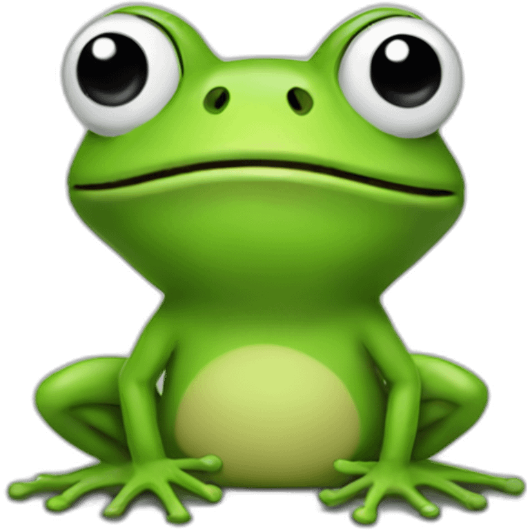 Tv frog emoji