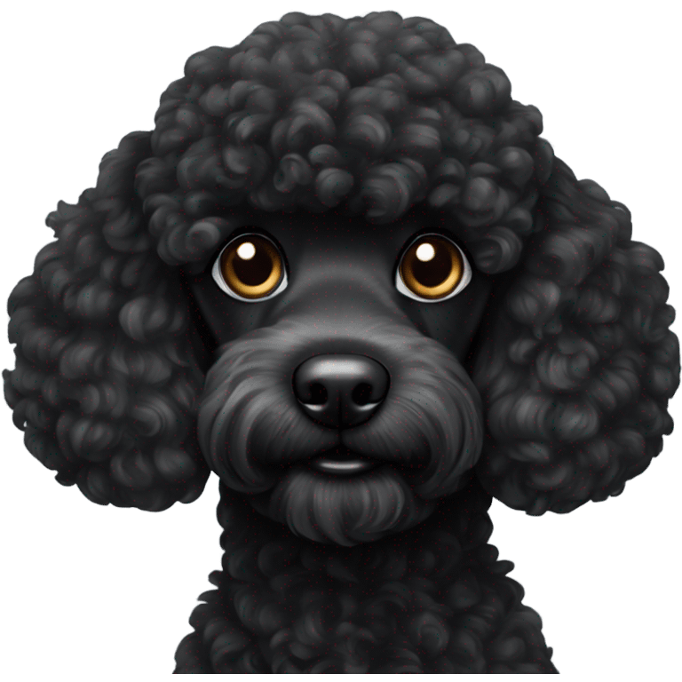 black poodle emoji