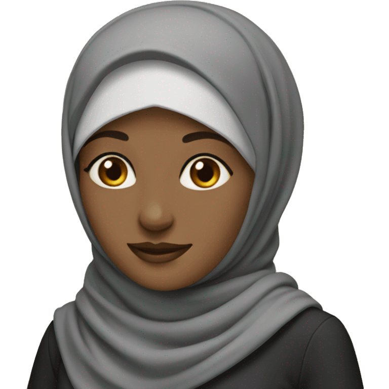 A hijabi architect  emoji