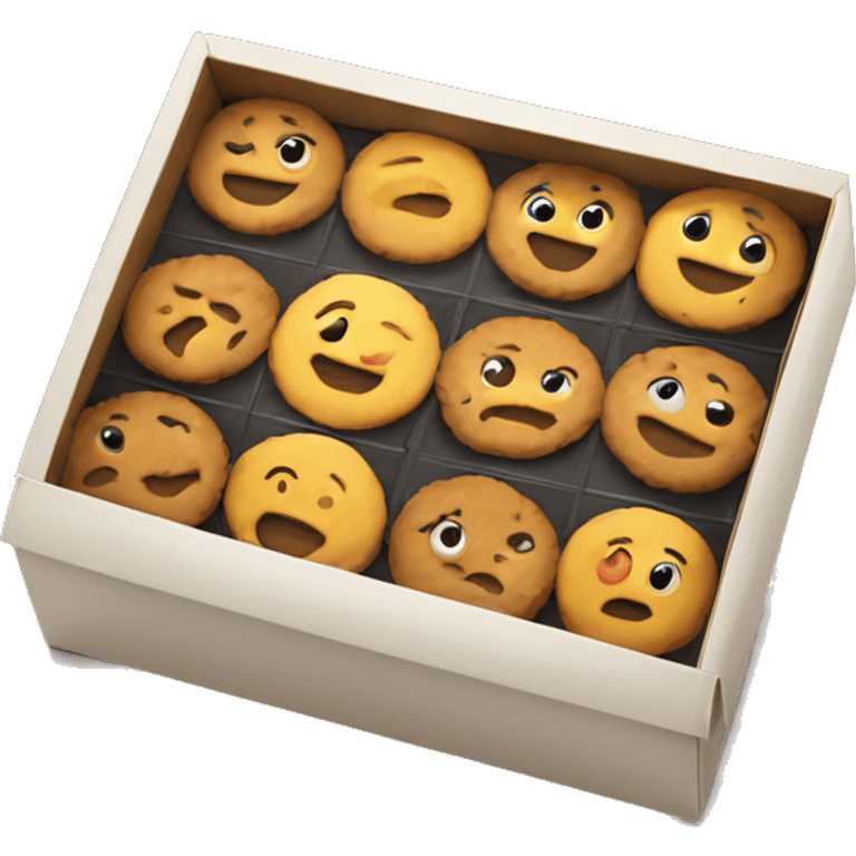 crumbl cookie box emoji