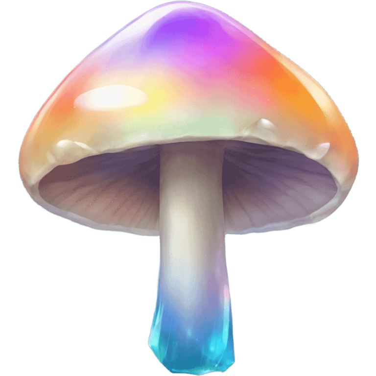 Opal crystal mushroom  emoji