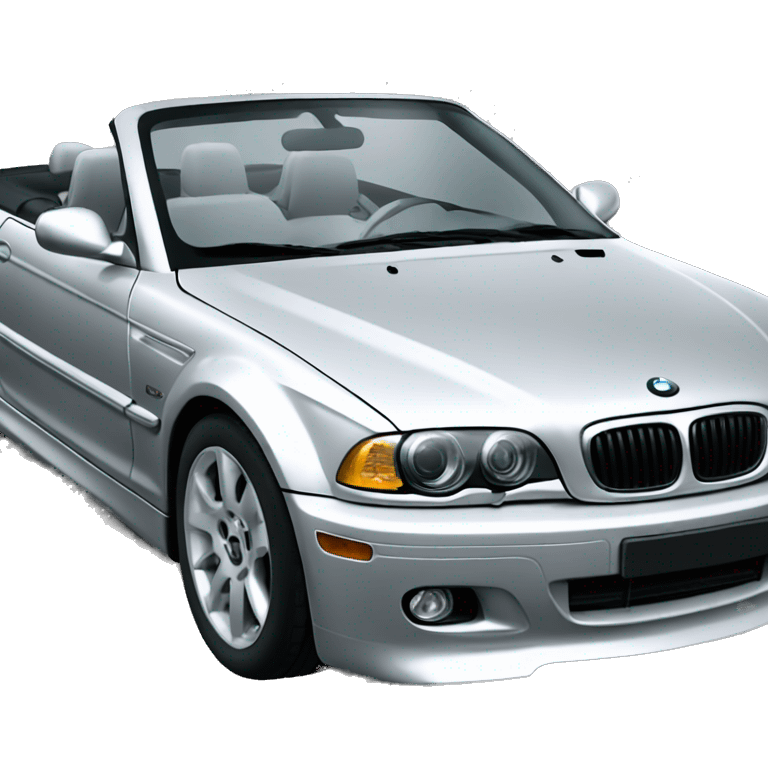 Silver e46 convertible sportback emoji