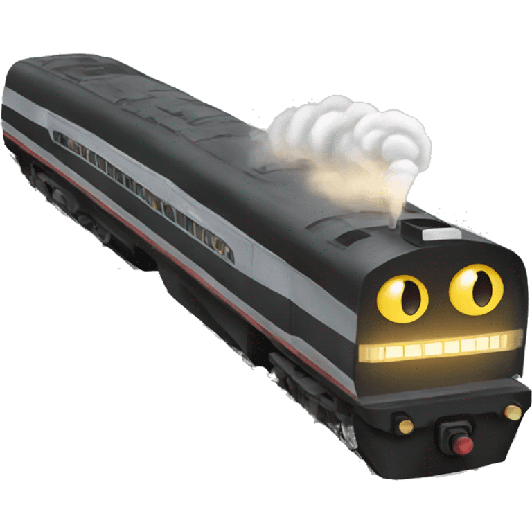 a train running through my mind emoji