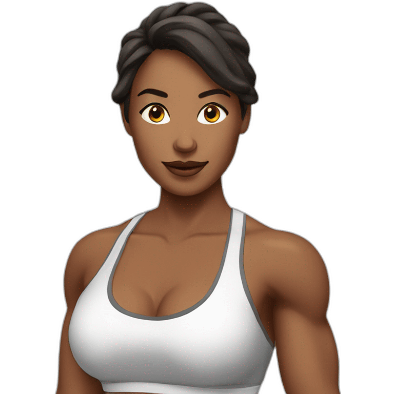 fitness model emoji