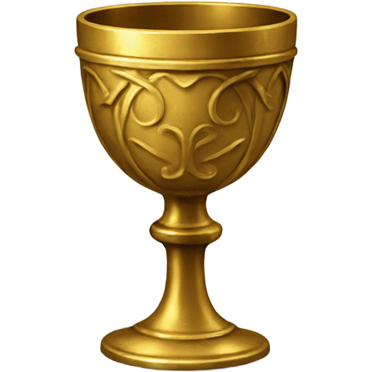 antique golden goblet emoji