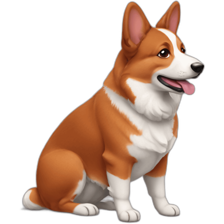 red-cardigan-corgi emoji