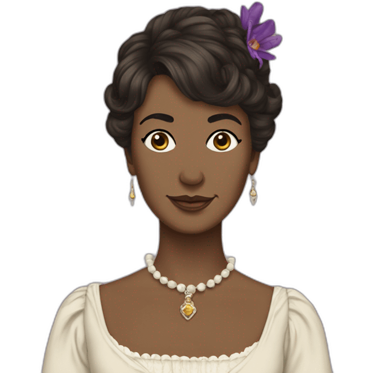 jane austen as a transformer decepticon emoji