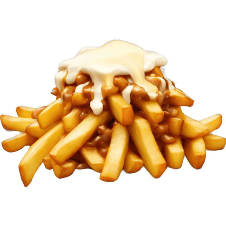 poutine qui mange de la poutine emoji