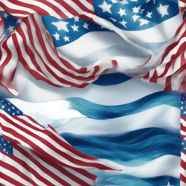 american flag ocean  emoji