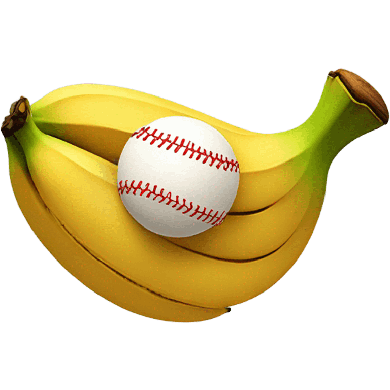 Banana baseball hybrid and  emoji